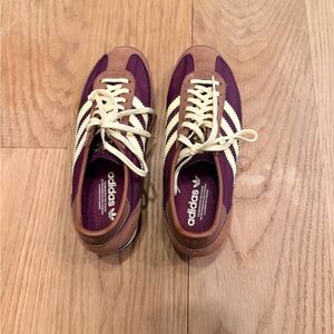 Adidas Women's Burgandy and Brown Sneakers